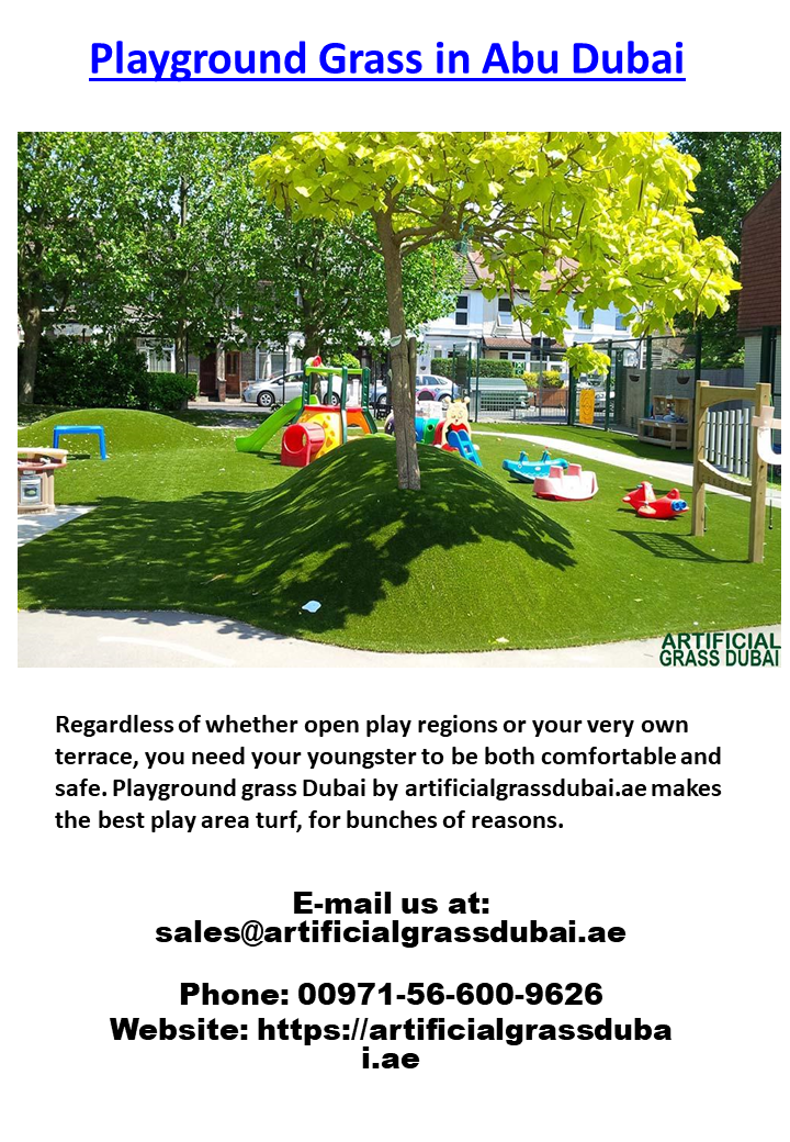 Playground Grass in Abu Dubai
