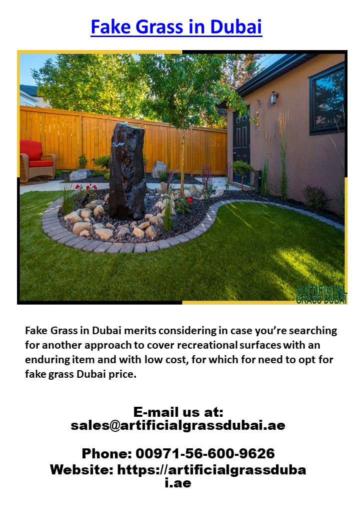 Fake Grass in Dubai