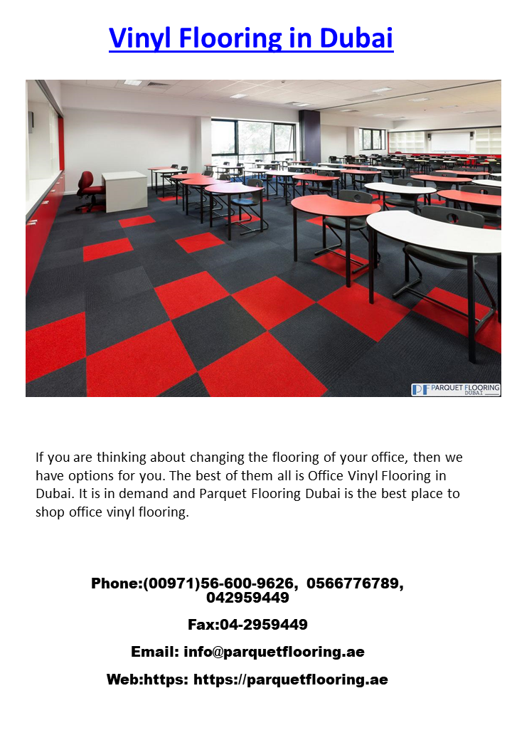 Vinyl Flooring in Dubai