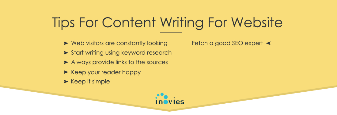 Tips for Content Writing for Website