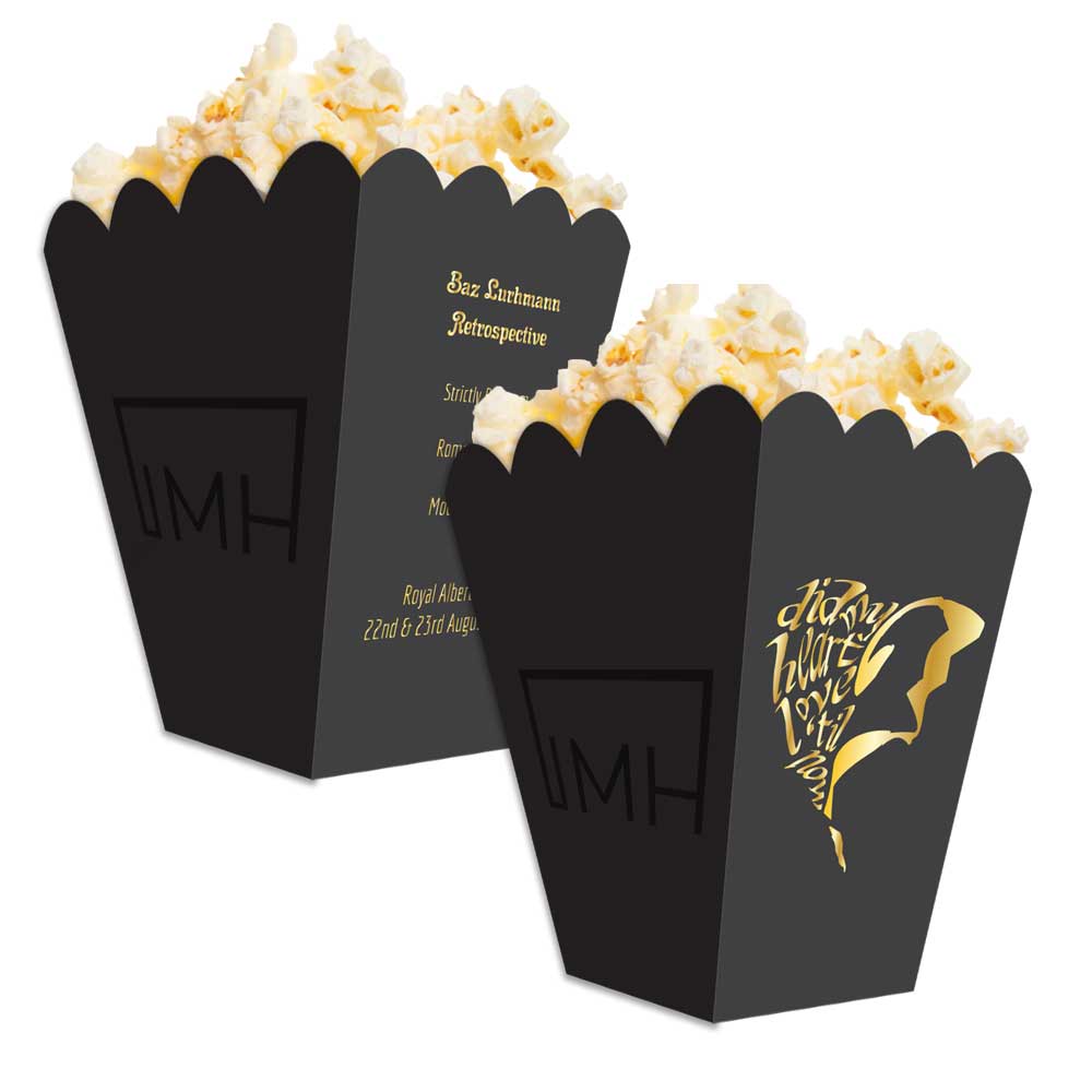 Custom Popcorn Packaging Boxes
