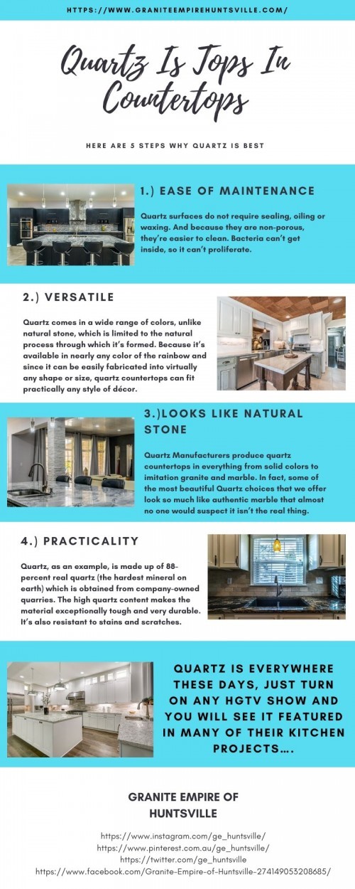 Why Quartz Is Top In Countertops?