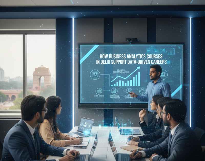 How Business Analytics Courses in Delhi Support Data-Driven Careers