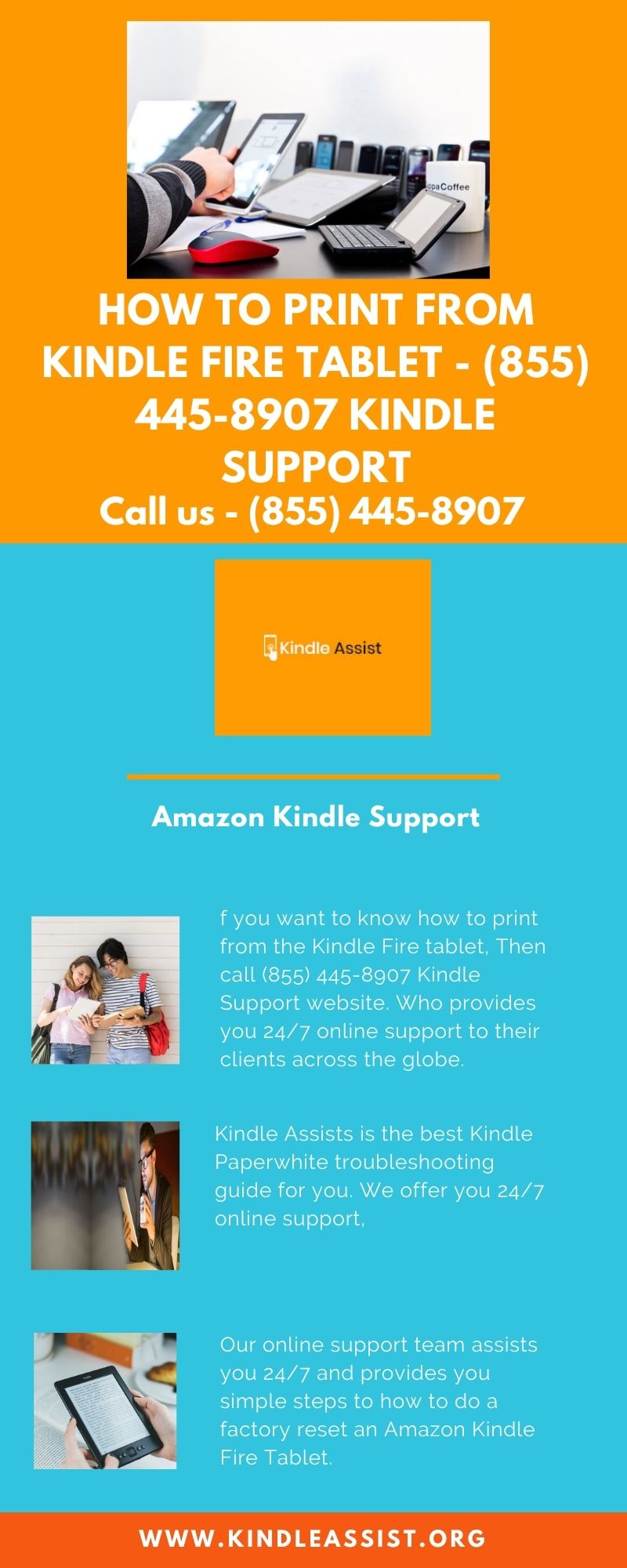 How To Print From Kindle Fire Tablet - (855) 445-8907 Kindle Support