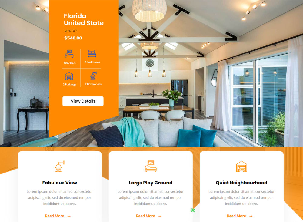Iodova - Single Property Real Estate WordPress Theme
