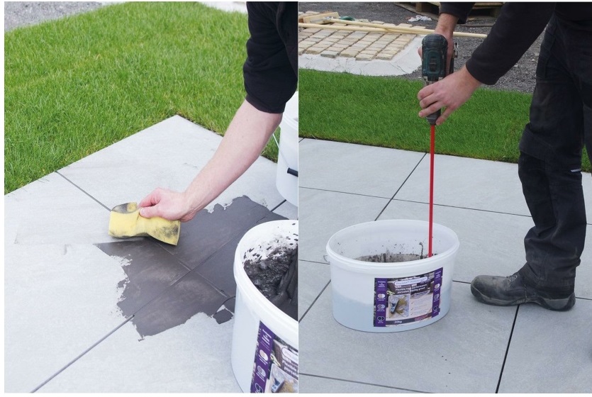 Outdoor Porcelain Paving Installation by Royale Stones