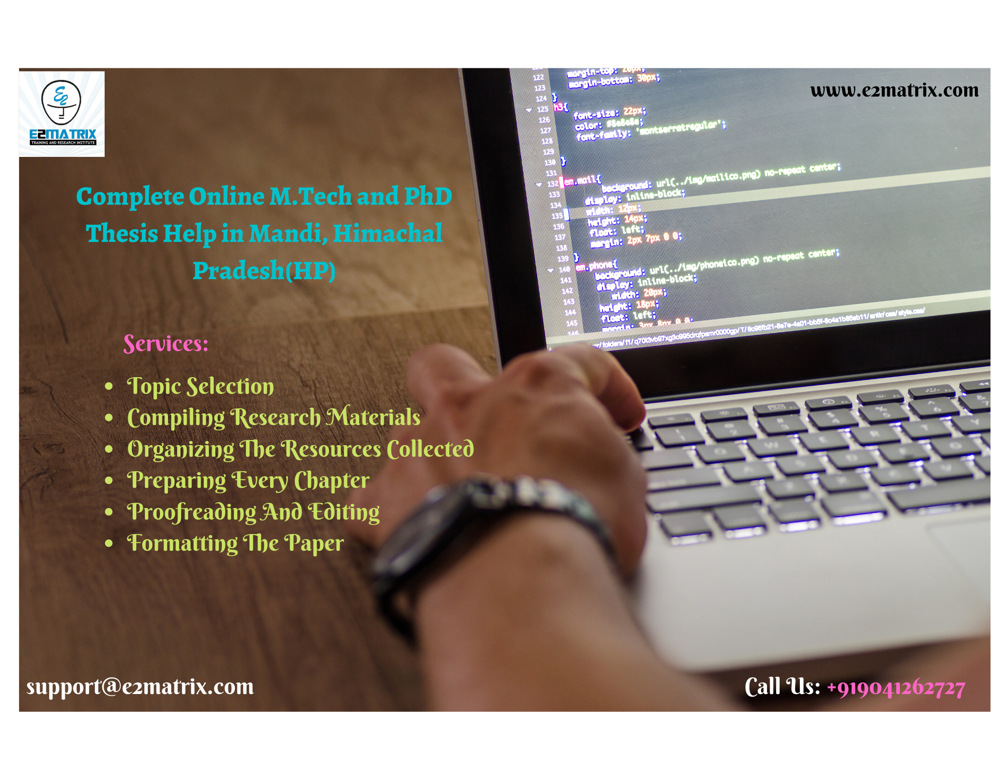 M.Tech and PhD Thesis Help in Mandi, Himachal Pradesh (HP)