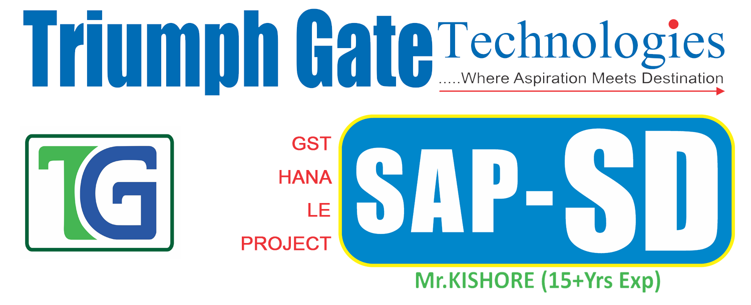 SAP SD Training in Hyderabad Ameerpet | SAP SD Online Training