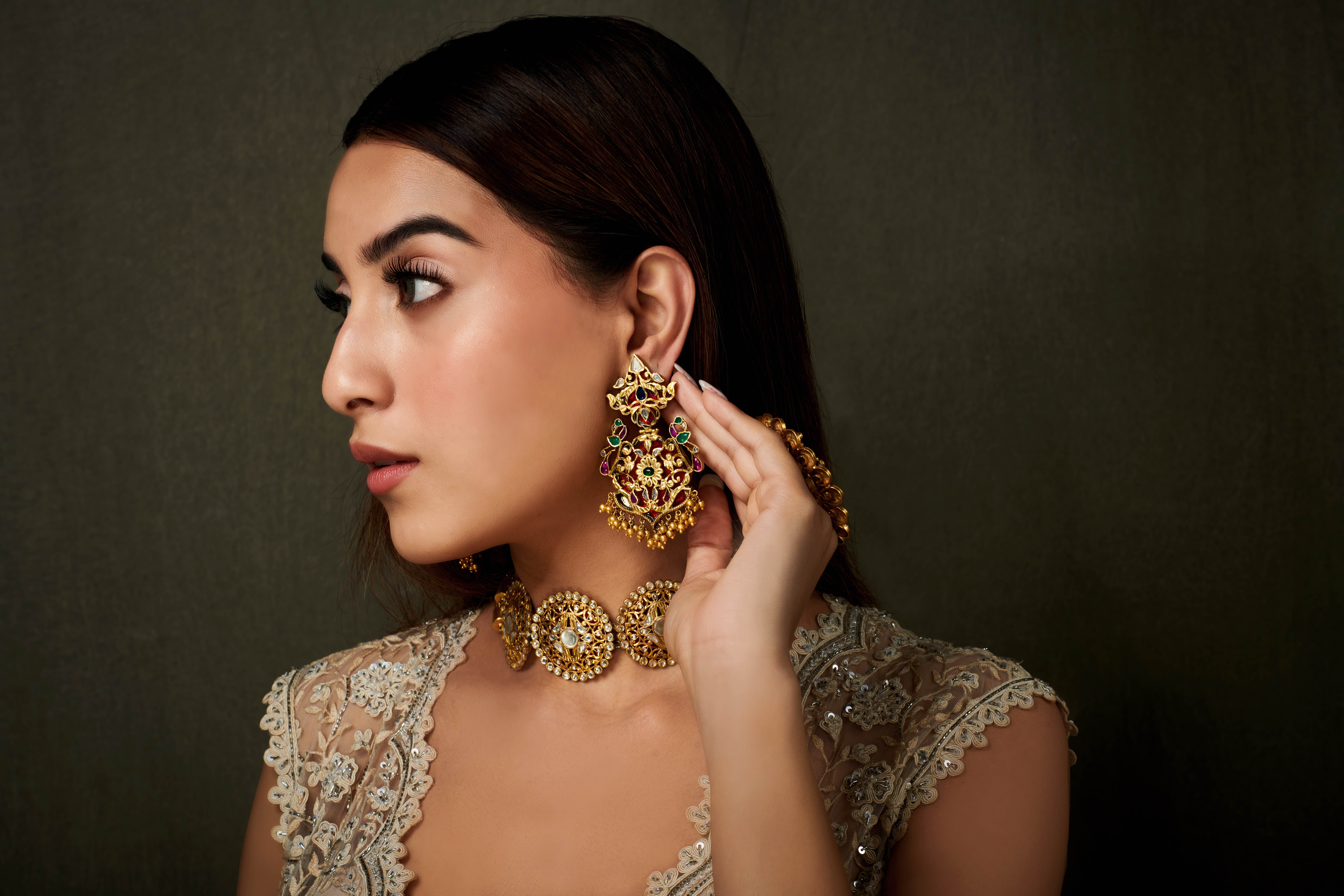 Tribal Silver Earrings