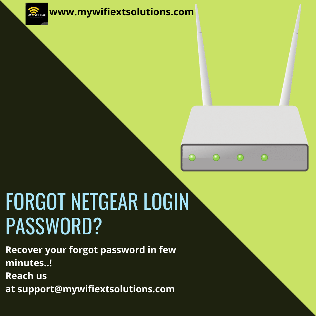 What Should I Do to Recover my Netgear Password?