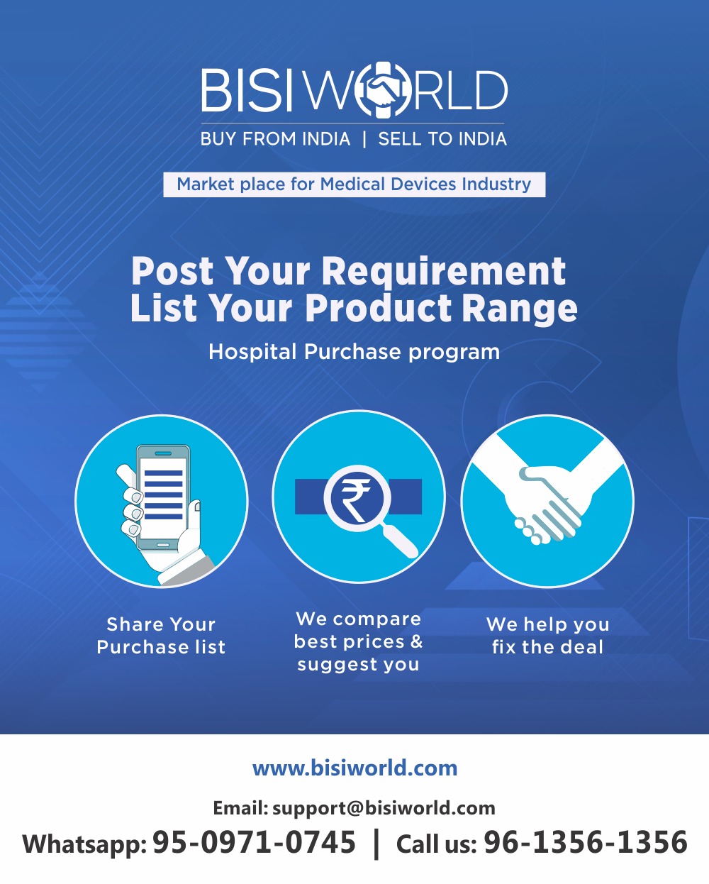 Contact Us | BISI World | Largest Medical Devices Platform Online