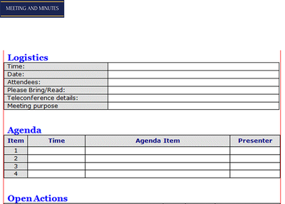 Free Meeting of Minutes Template PDF,Excel,Word
