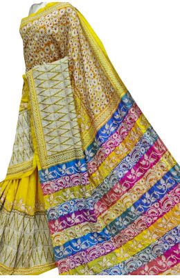 Buy Kantha Embroidery Sarees Online | Luxurionworld.com