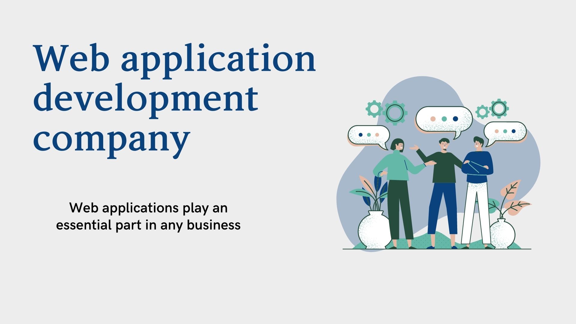 Web application development company