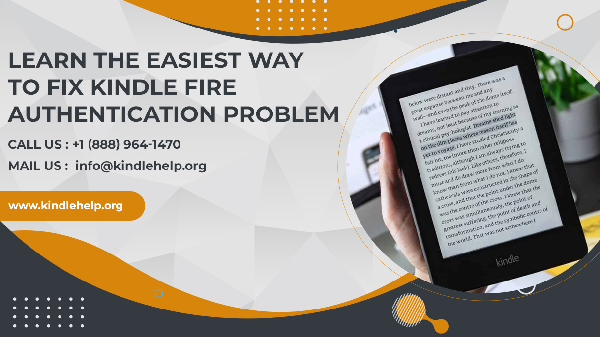  Learn the Easiest Way to Fix Kindle Fire Authentication Problem 