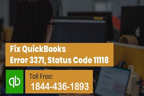 Quickbooks Error 3371 Status code 11118- How to Resolve It