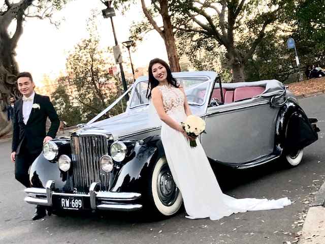 Vintage wedding cars in Sydney