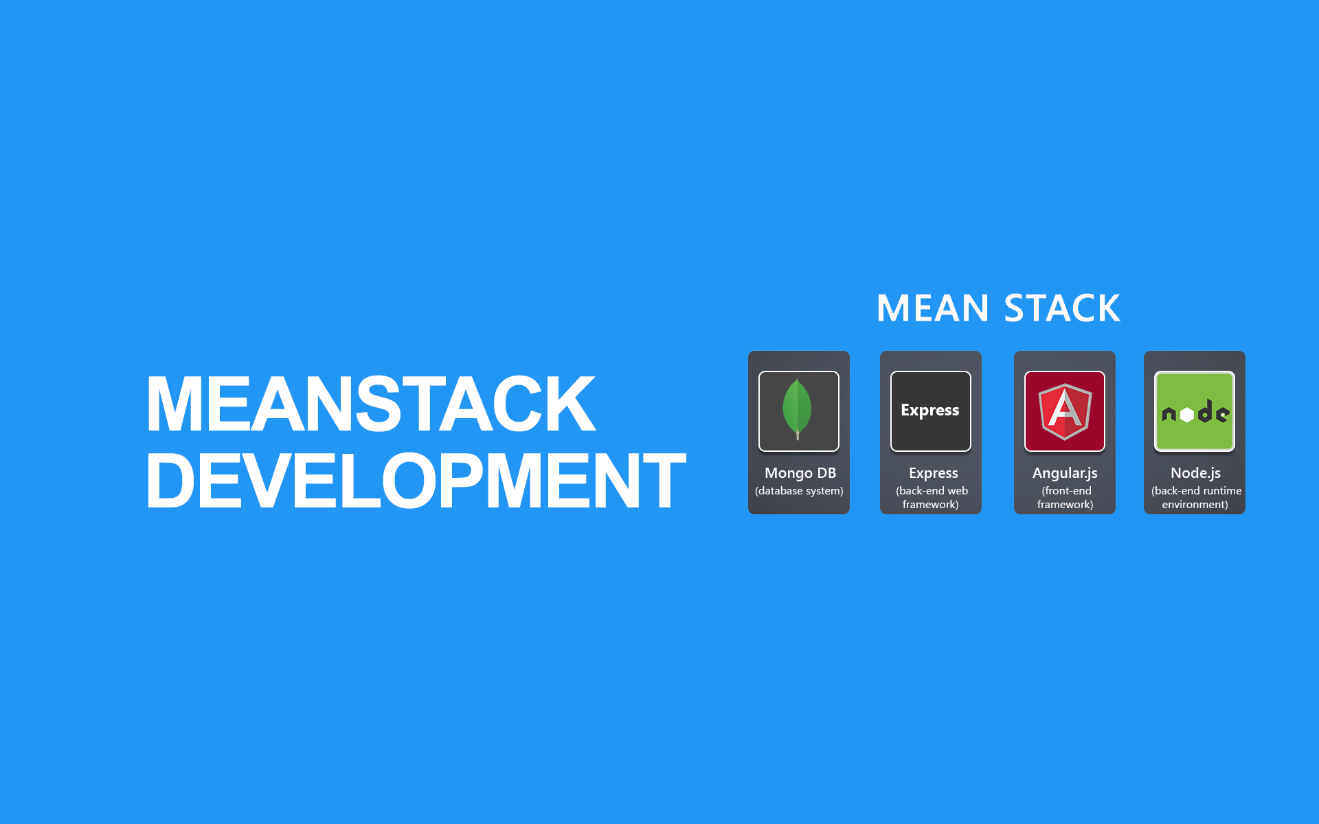 Why Should Programmers Learn Mean Stack Development