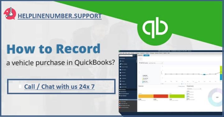 How to record a vehicle purchase in quickbooks