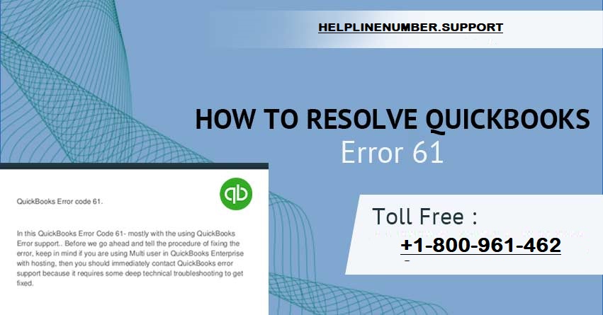 Steps to Solve QuickBooks Error 61?