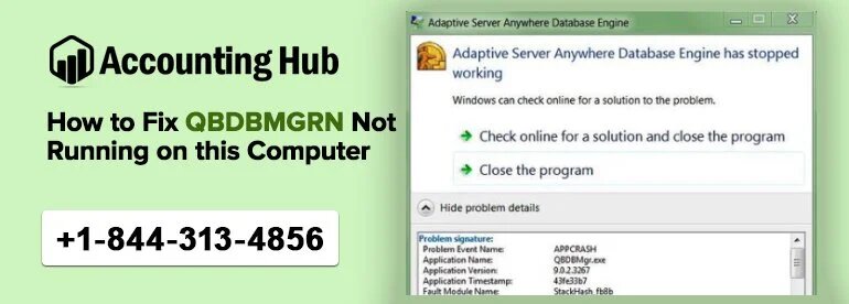 QBDBMgrN Not Running On This Computer