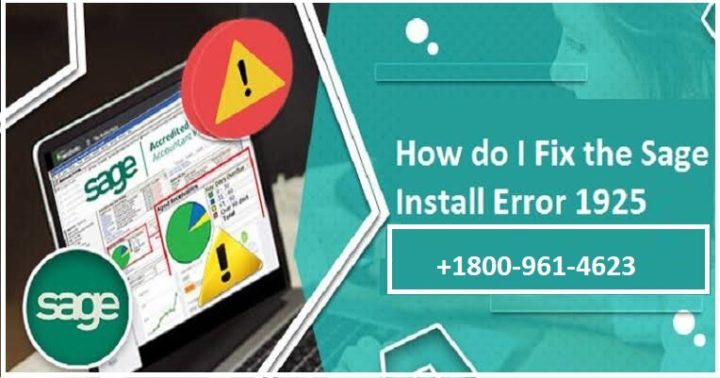 How to fix Sage 50 1925 error