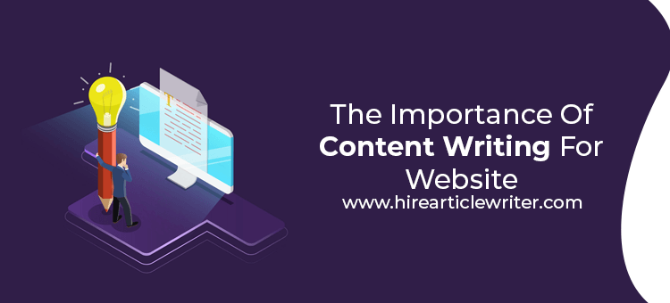 The Importance Of Content Writing For Website