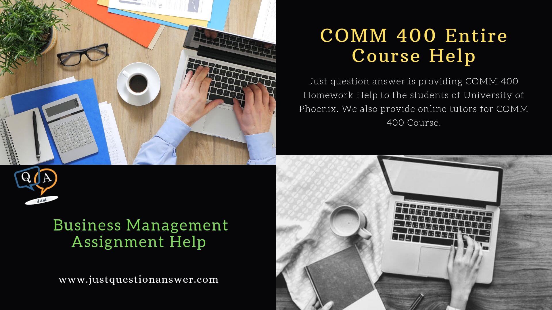 COMM 400 Entire Course of University of Phoenix