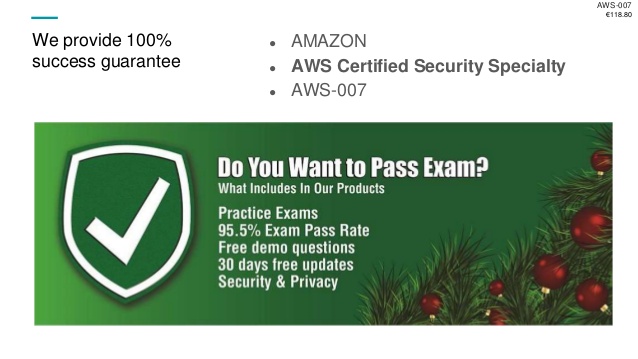 AWS Certified Security Specialty SCS-C01 AWS-007
