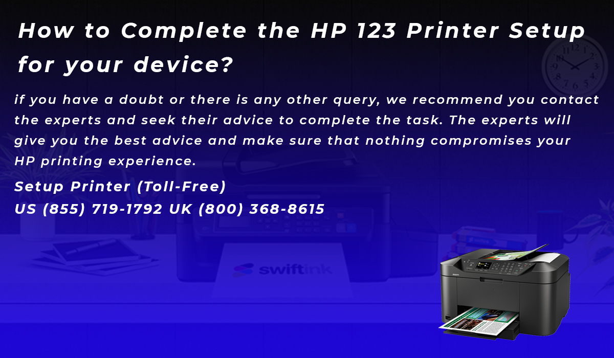 How to Complete the HP 123 Printer Setup for your device?