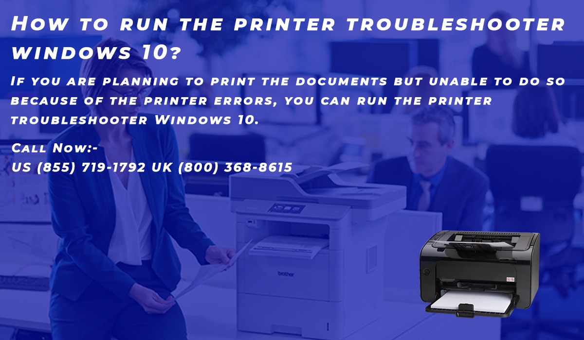 How to run the printer troubleshooter windows 10?