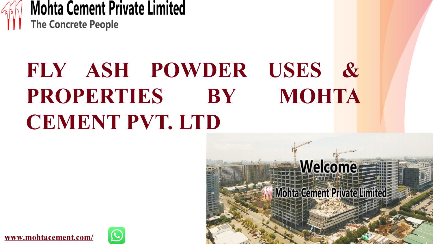 Mohta Cement – Top Cement Manufacturer and Supplier in Indore