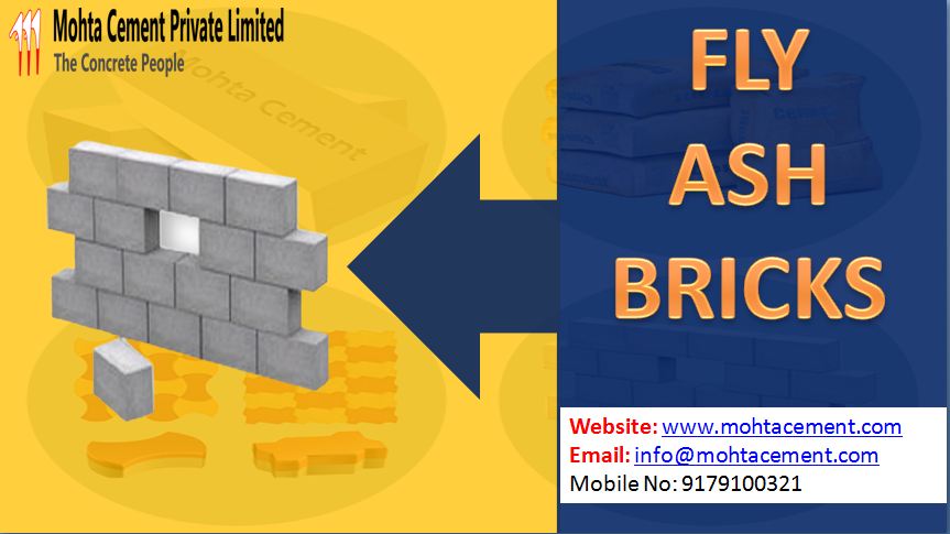 Fly Ash Bricks at best price in Indore, India | Mohta Cement