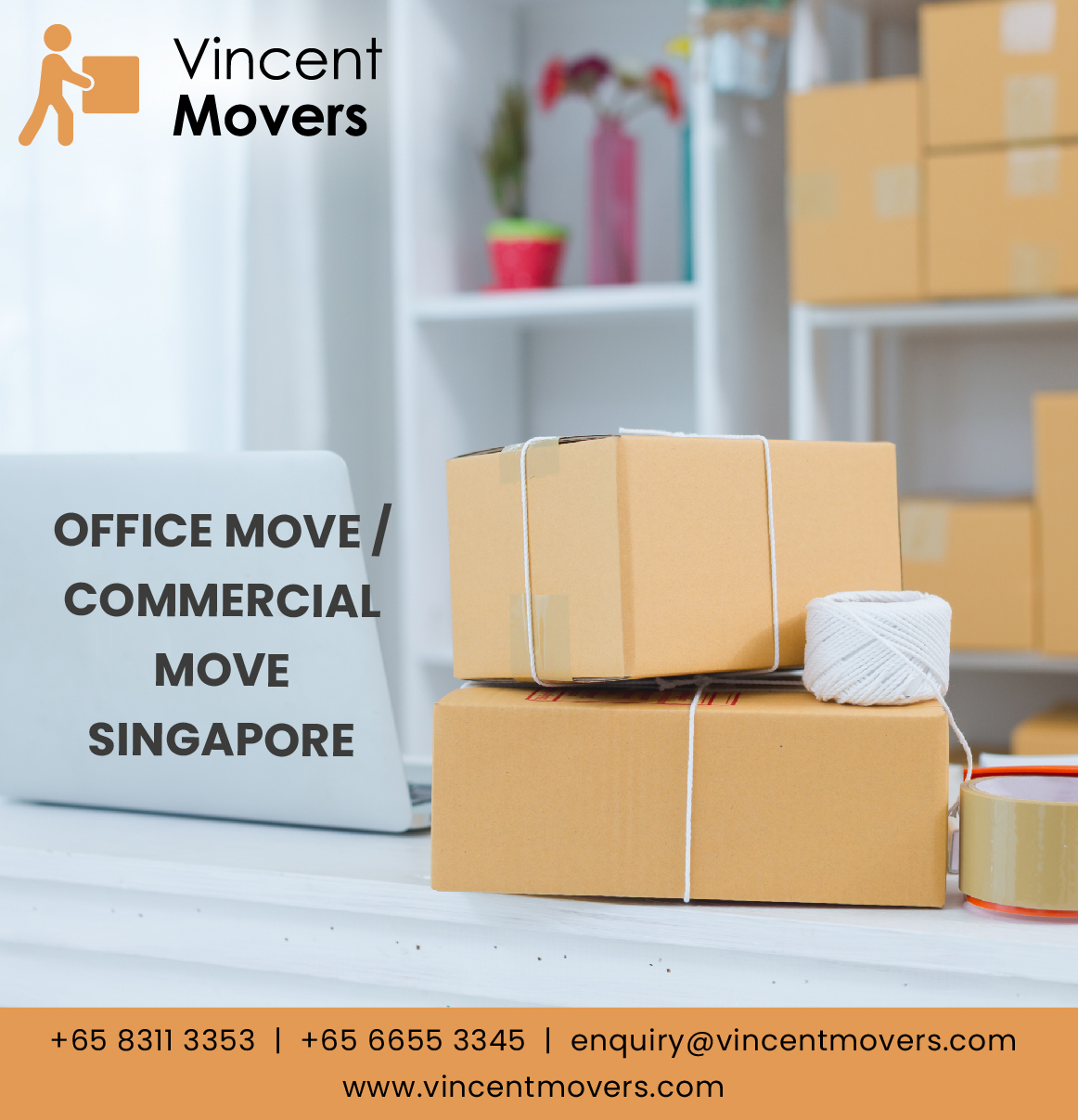 Vincent smooth transition Home and Office Movers Company in Singapore