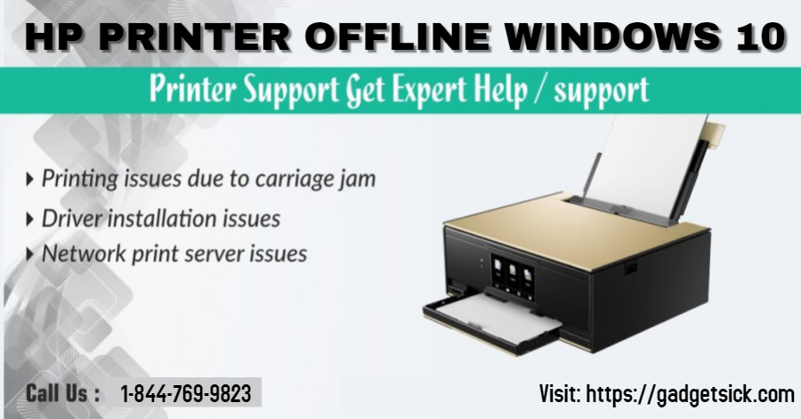 1-844-769-9823 | Hp Printer Offline Windows 10