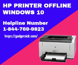 1-844-769-9823 | Hp Printer Offline Windows 10