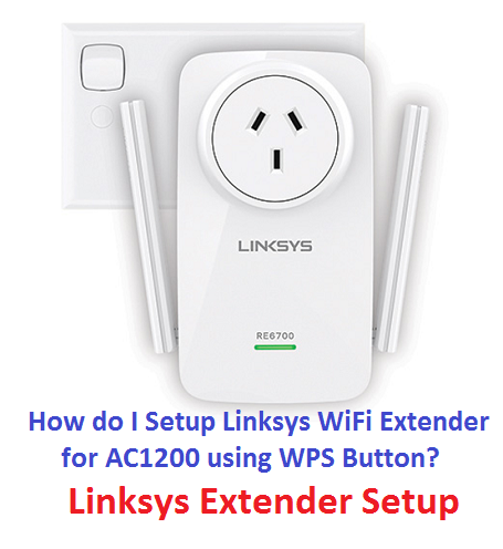 How do I Setup Linksys WiFi Extender for AC1200 using WPS Button?
