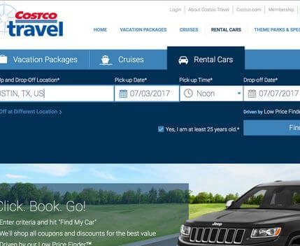 Costco car rental