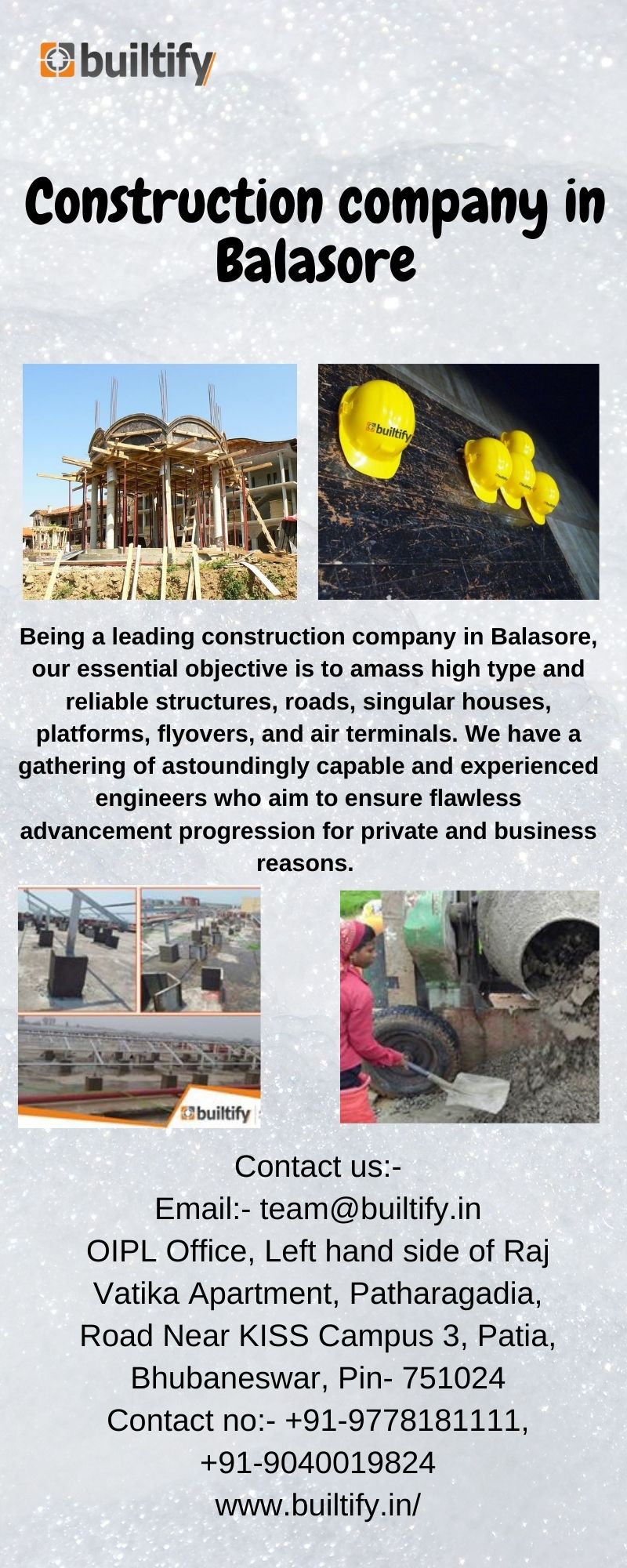 Construction company in Balasore