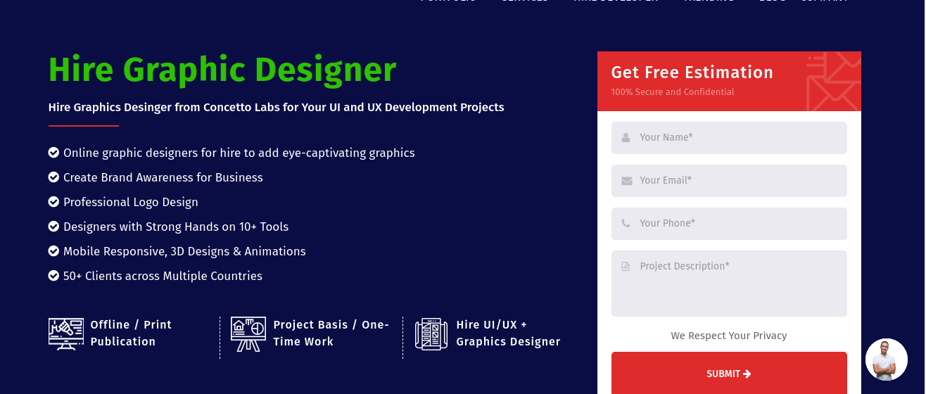 Hire Dedicated Graphic Designers