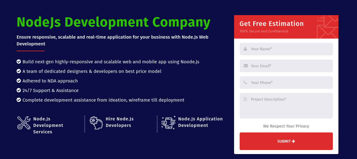 Node js Development Company | Nodejs Web Development Company