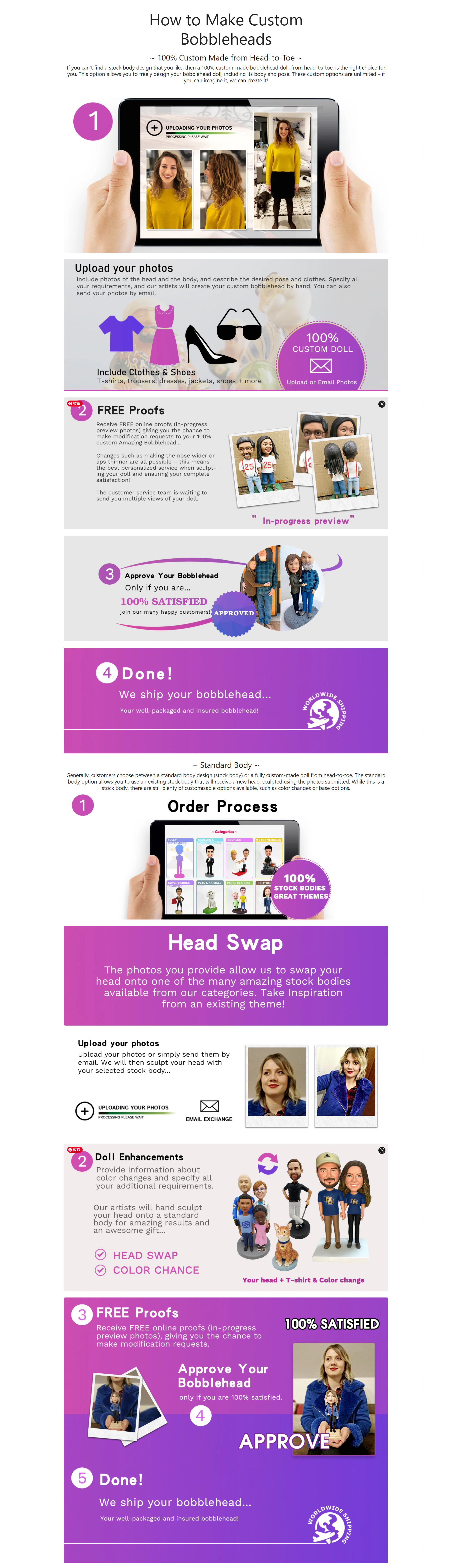 Custom Bobbleheads Dolls for Your Best Gifts Idea!