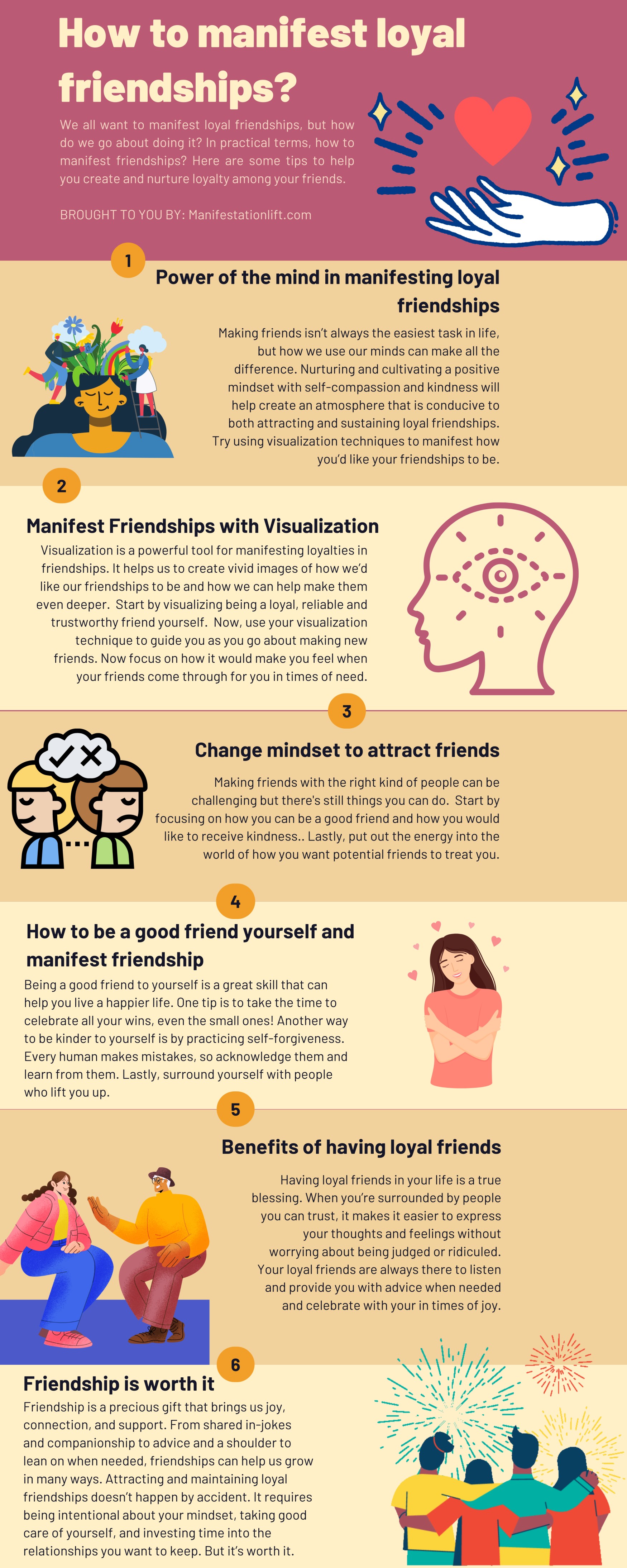 How to manifest loyal friendships?