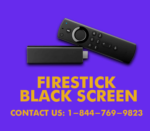 Fire stick black screen | 1~844~769~9823