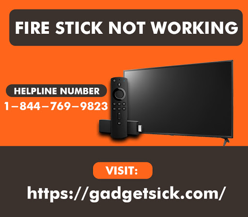 Fire stick not working : 1*844*769*9823