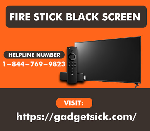 Fire stick black screen {1~844~769~9823}