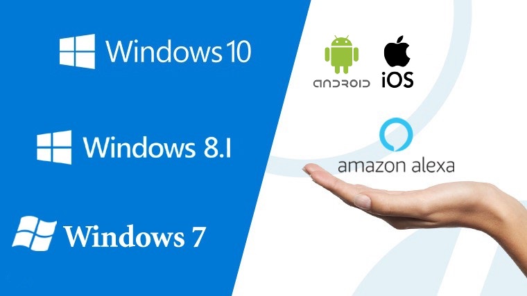 Download Alexa App for Windows10, Android, iOS.