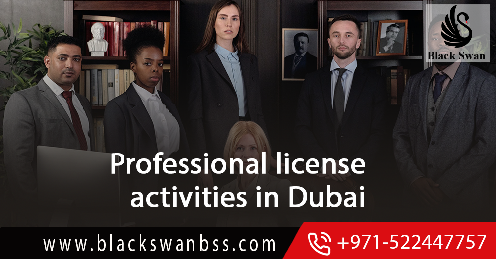 Professional License Activities in Dubai – UAE