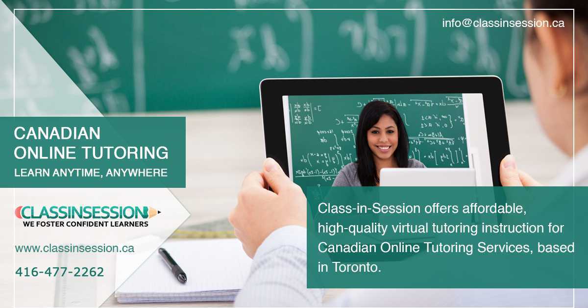 Canadian Online Tutoring - Class in Session