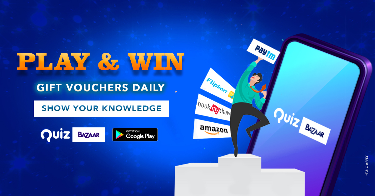 Play Online Quiz Contest and Win Gift Vouchers | QuizBazaar